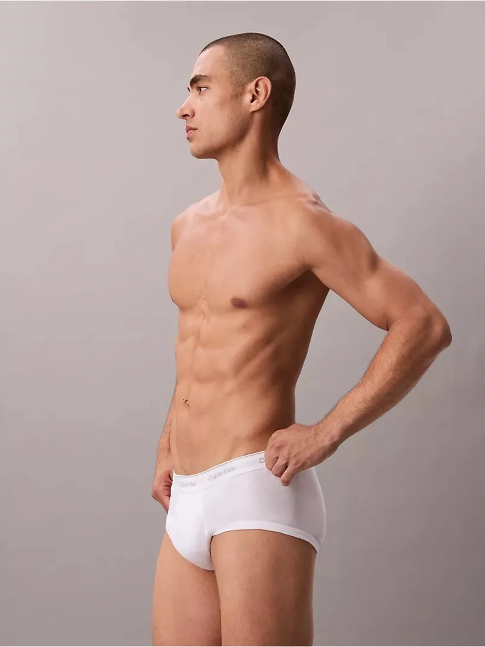 Calvin Klein Cotton Classic Midrise White Briefs NWT Size Small